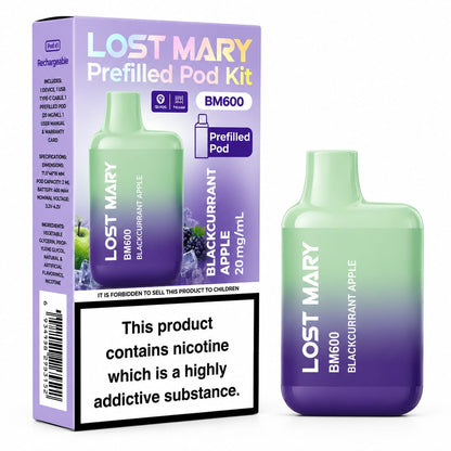 Lost Mary BM600 Prefilled Vape Kit - Single Edition