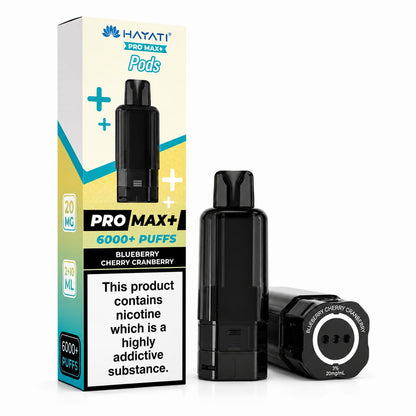 Hayati Pro Max Plus 6000 Puff Prefilled Replacement Pods, Pack Of 5
