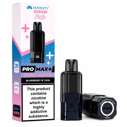 Hayati Pro Max Plus 6000 Puff Prefilled Replacement Pods, Pack Of 5