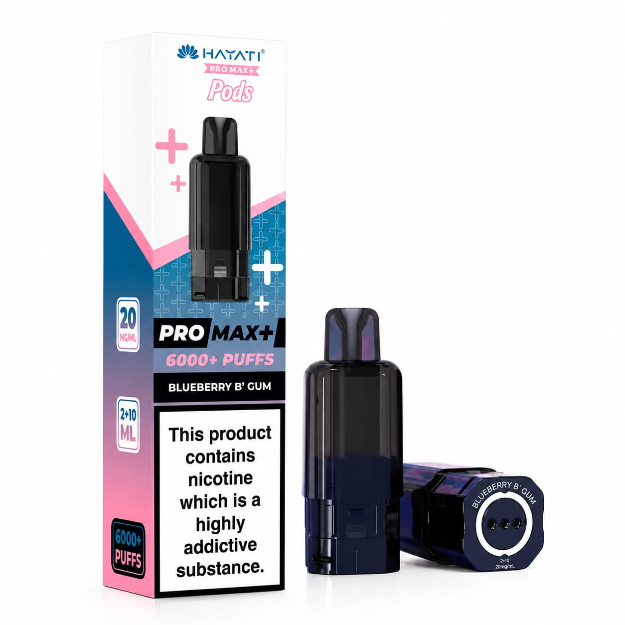 Hayati Pro Max Plus 6000 Puff Prefilled Replacement Pods, Pack Of 5