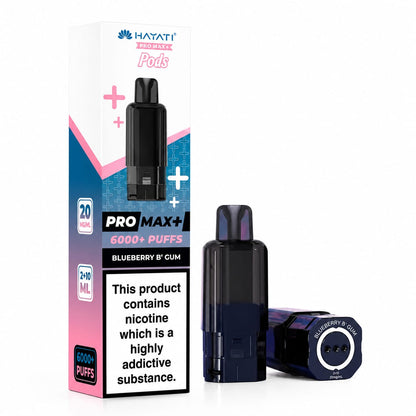 Hayati Pro Max Plus 6000 Puff Prefilled Replacement Pods, Pack Of 5