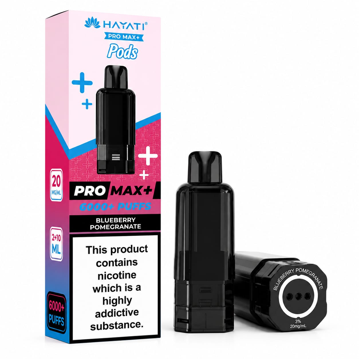 Hayati Pro Max Plus 6000 Puff Prefilled Replacement Pods, Pack Of 5
