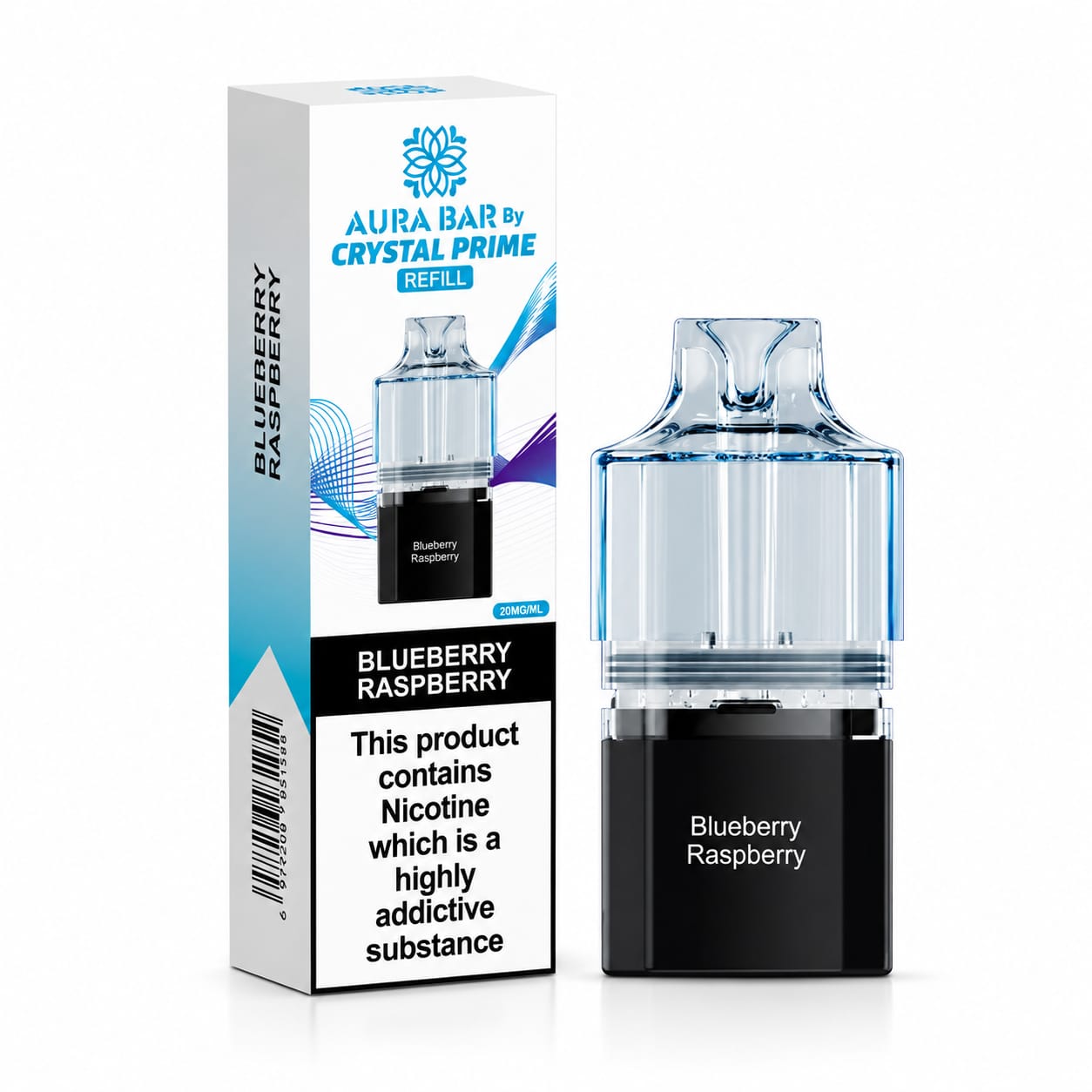 Crystal Prime 10000 Prefilled Replacement Pods, Single