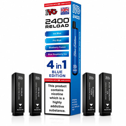 Ivg 2400 Reloaded Prefilled 4 in 1 Replacement Pods -Pack of 5