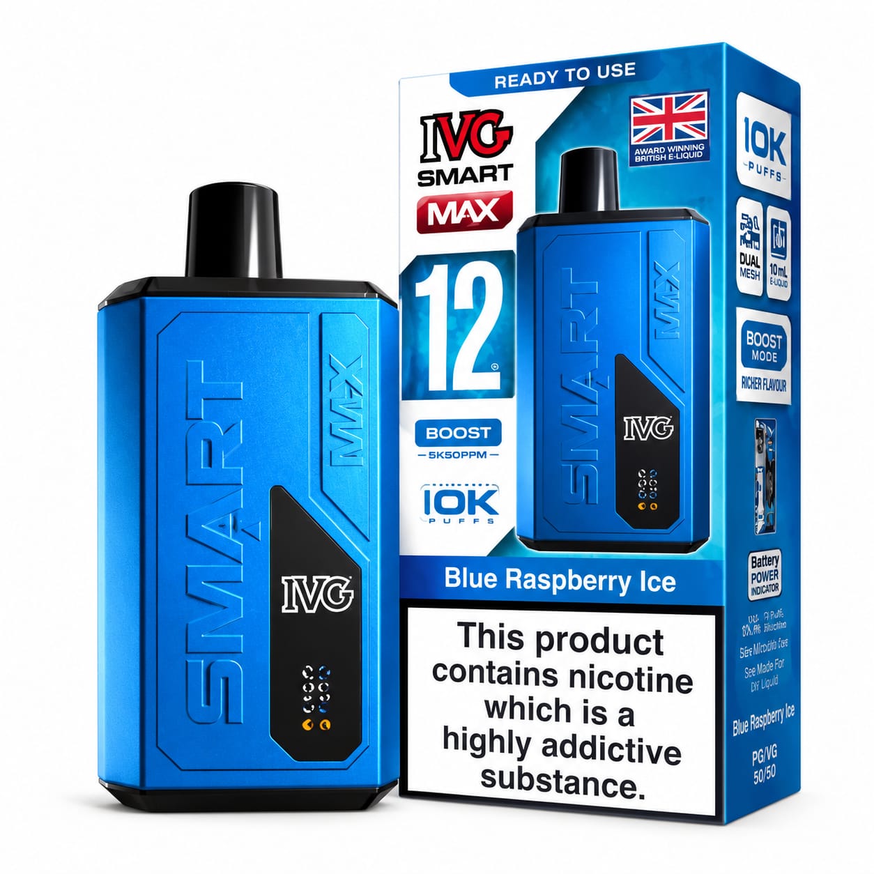 IVG Smart Max 10k Prefilled Vape Kit, Single Device