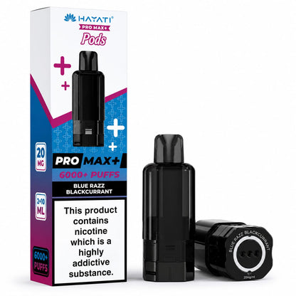 Hayati Pro Max Plus 6000 Puff Prefilled Replacement Pods, Pack Of 5
