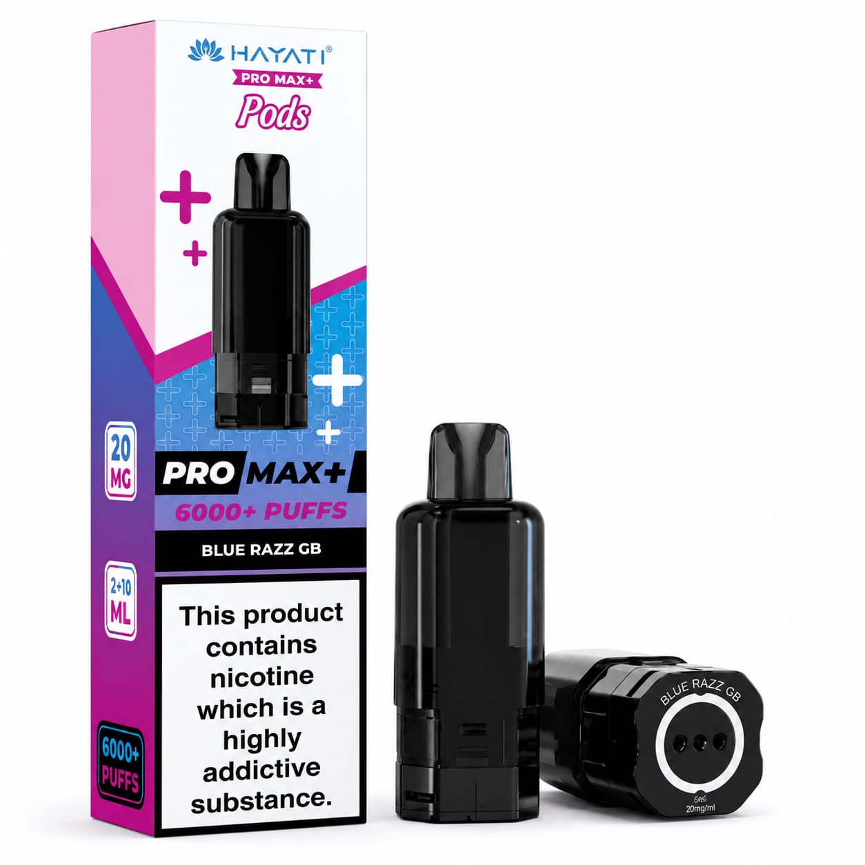 Hayati Pro Max Plus 6000 Puff Prefilled Replacement Pods, Pack Of 5