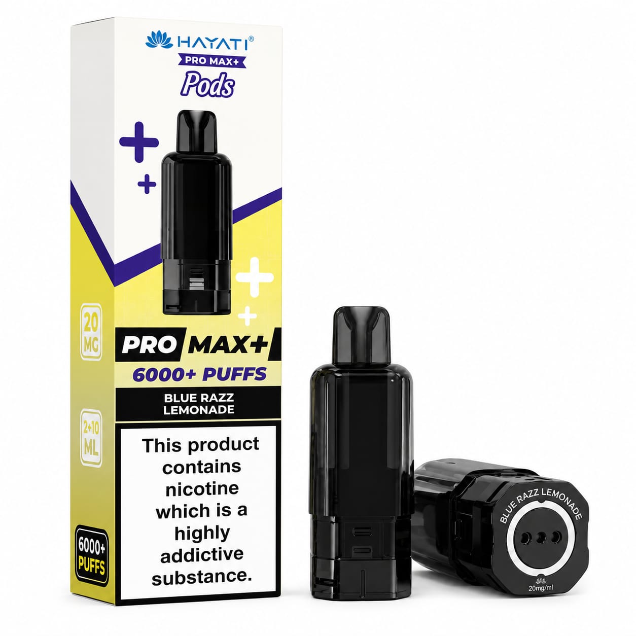 Hayati Pro Max Plus 6000 Puff Prefilled Replacement Pods, Pack Of 5