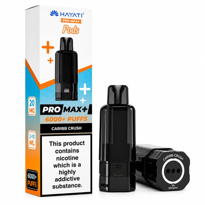 Hayati Pro Max Plus 6000 Puff Prefilled Replacement Pods, Pack Of 5