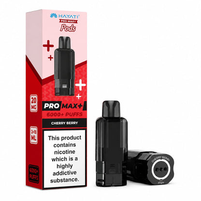 Hayati Pro Max Plus 6000 Puff Prefilled Replacement Pods, Pack Of 5