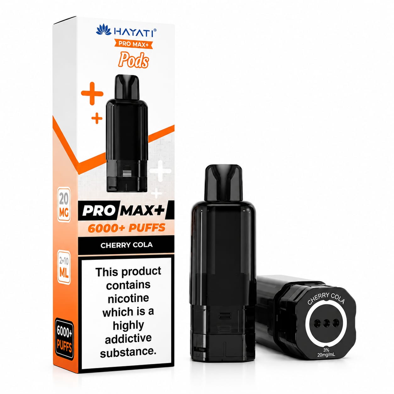 Hayati Pro Max Plus 6000 Puff Prefilled Replacement Pods, Pack Of 5