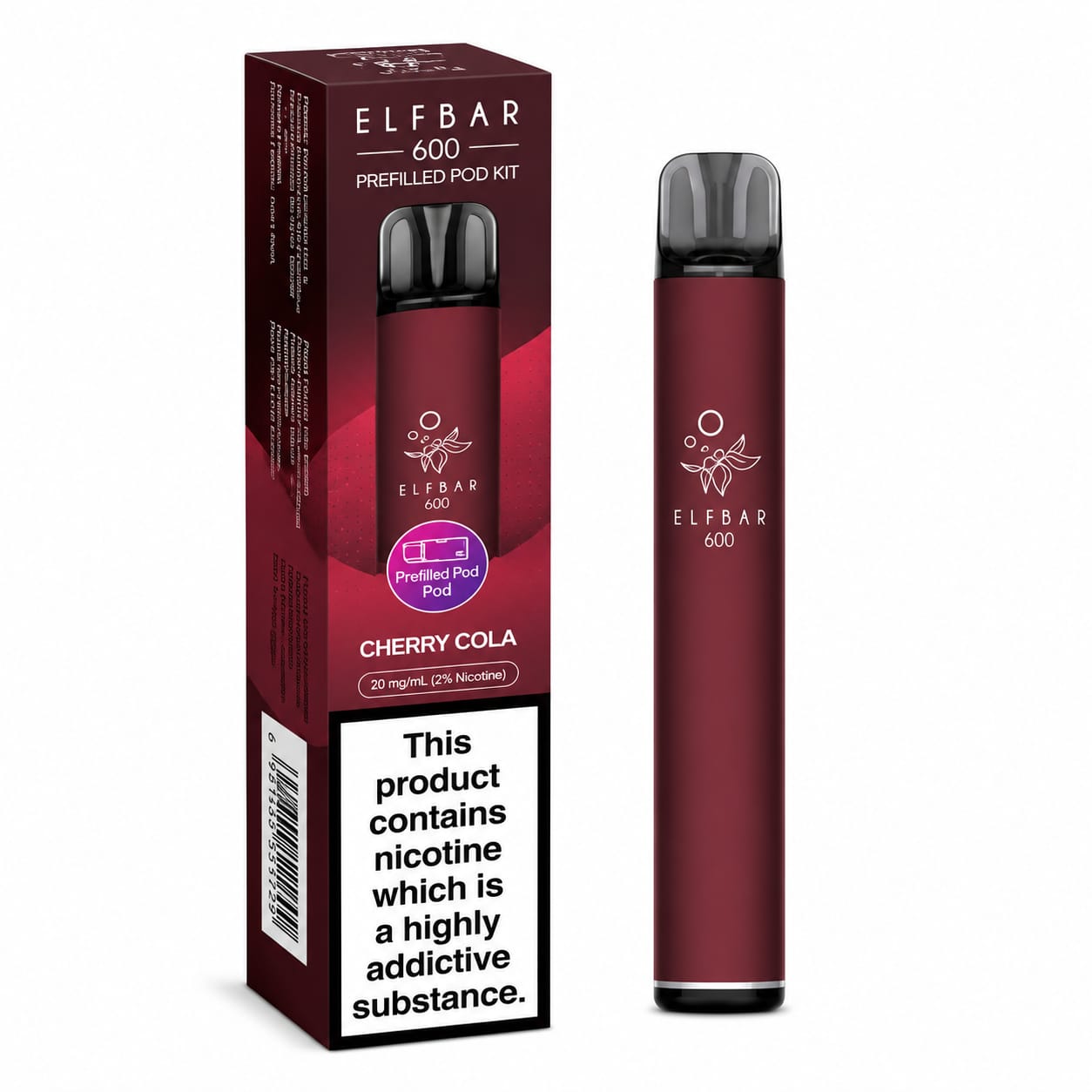 Elf Bar 600 Prefilled Vape Kit, Single Device