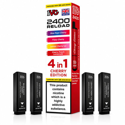 Ivg 2400 Reloaded Prefilled 4 in 1 Replacement Pods -Pack of 5