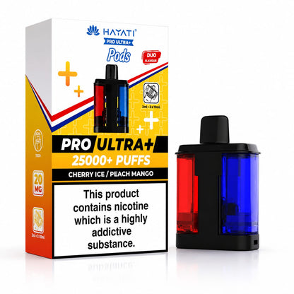 Hayati Pro Ultra Plus 25000 Puff Prefilled Replacement Pods 20mg, Pack Of 5