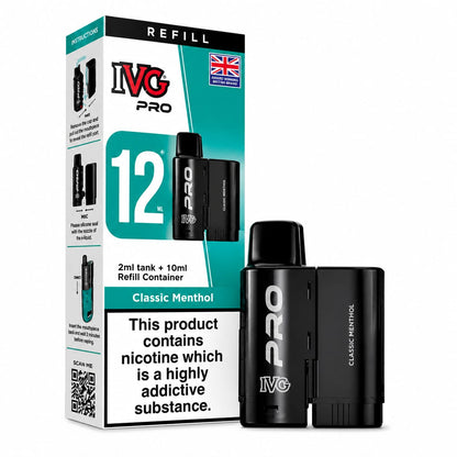 IVG Pro 12 Prefilled Replacement Pods, Single