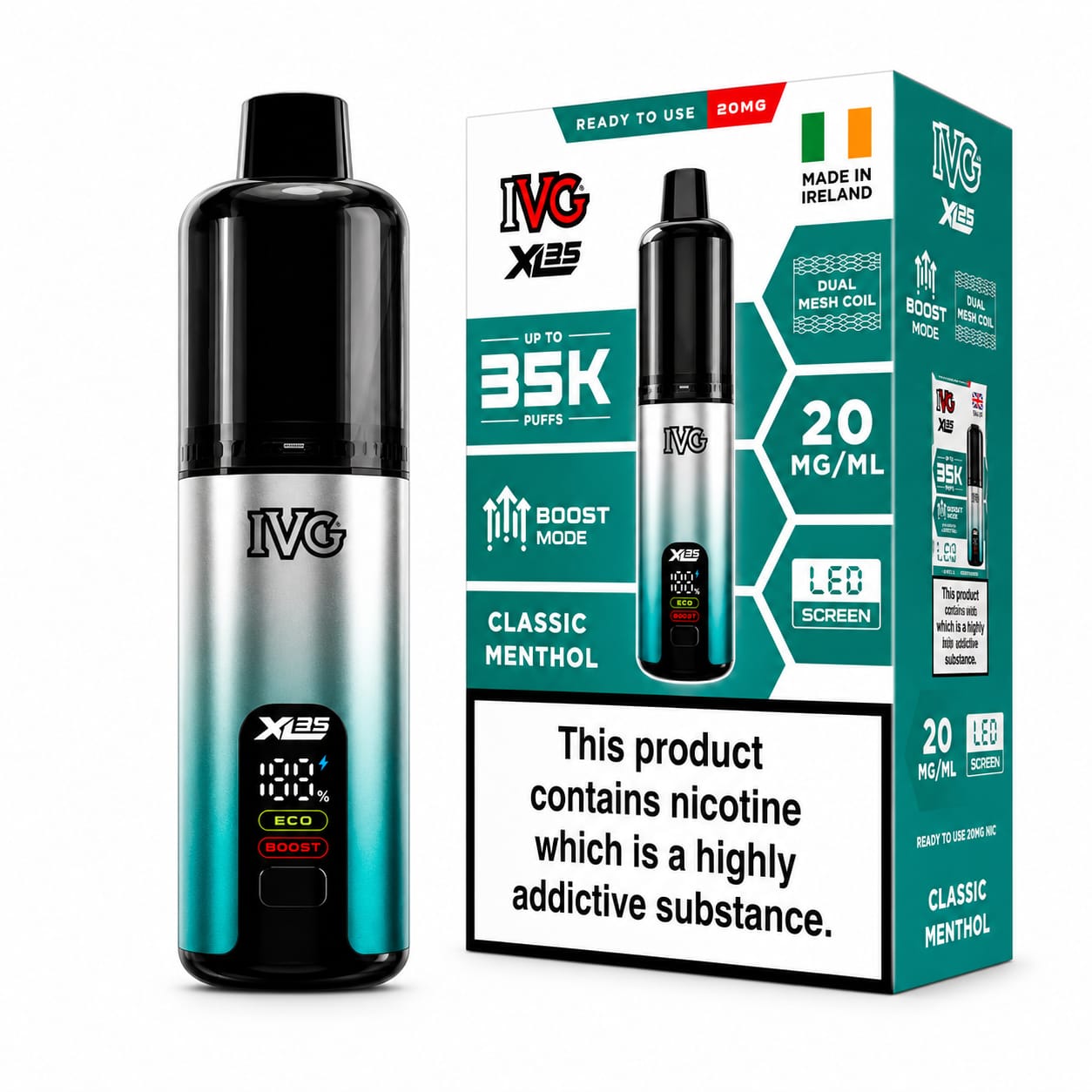 IVG XL 35K Prefilled Vape Kit.