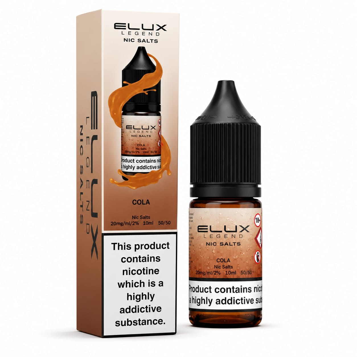 Elux Legend Nic Salts 10ml E-Liquid, Single Bottle