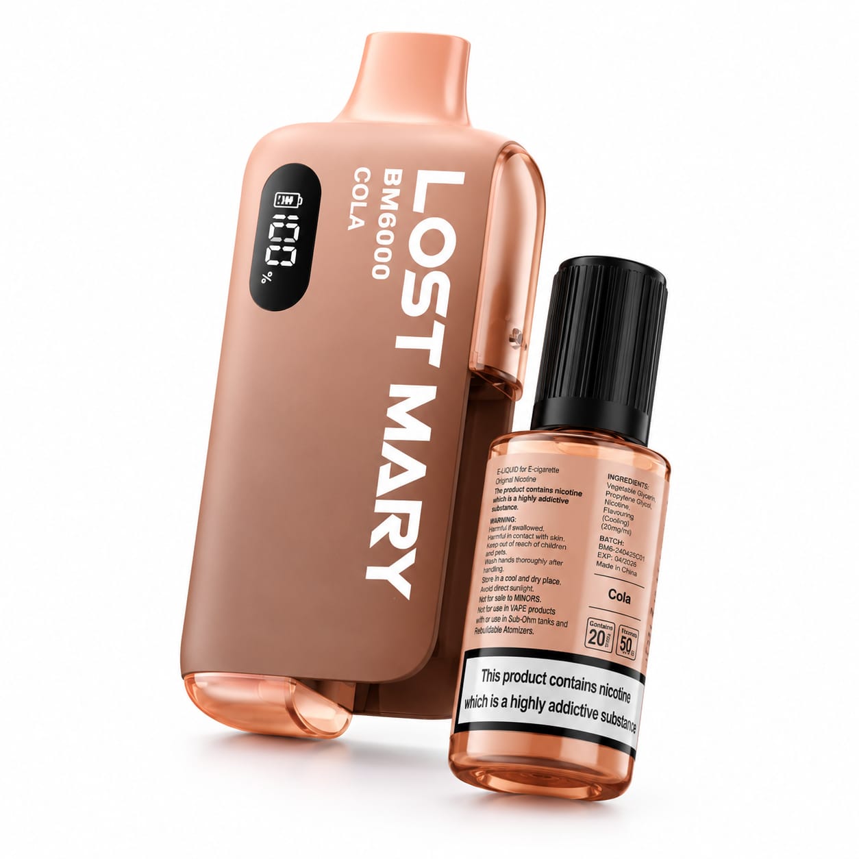 Lost Mary BM6000 Prefilled Vape Kit - Rechargeable 6000 Puff Vape (Single)