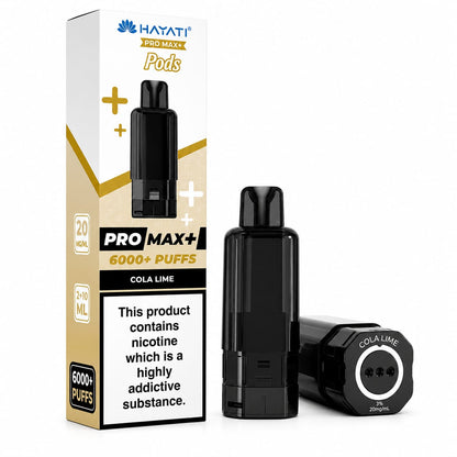 Hayati Pro Max Plus 6000 Puff Prefilled Replacement Pods, Pack Of 5
