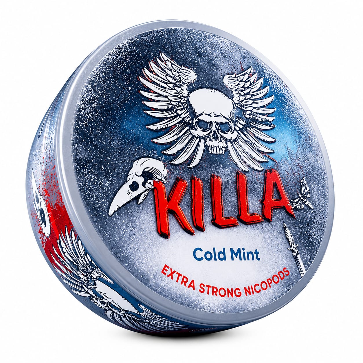 Killa Extra Strong Nicotine Pouches - Pack Of 5 Cans