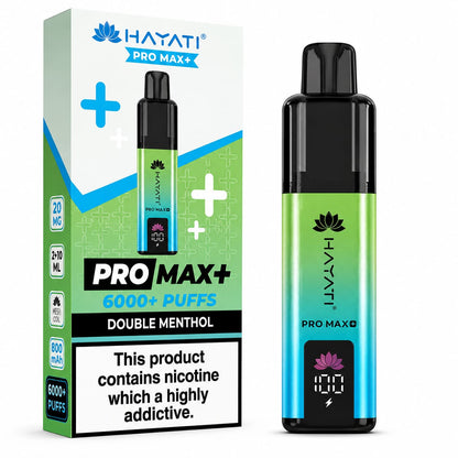 Hayati Pro Max Plus 6000 Puff Prefilled Vape Kit - Pack Of 5
