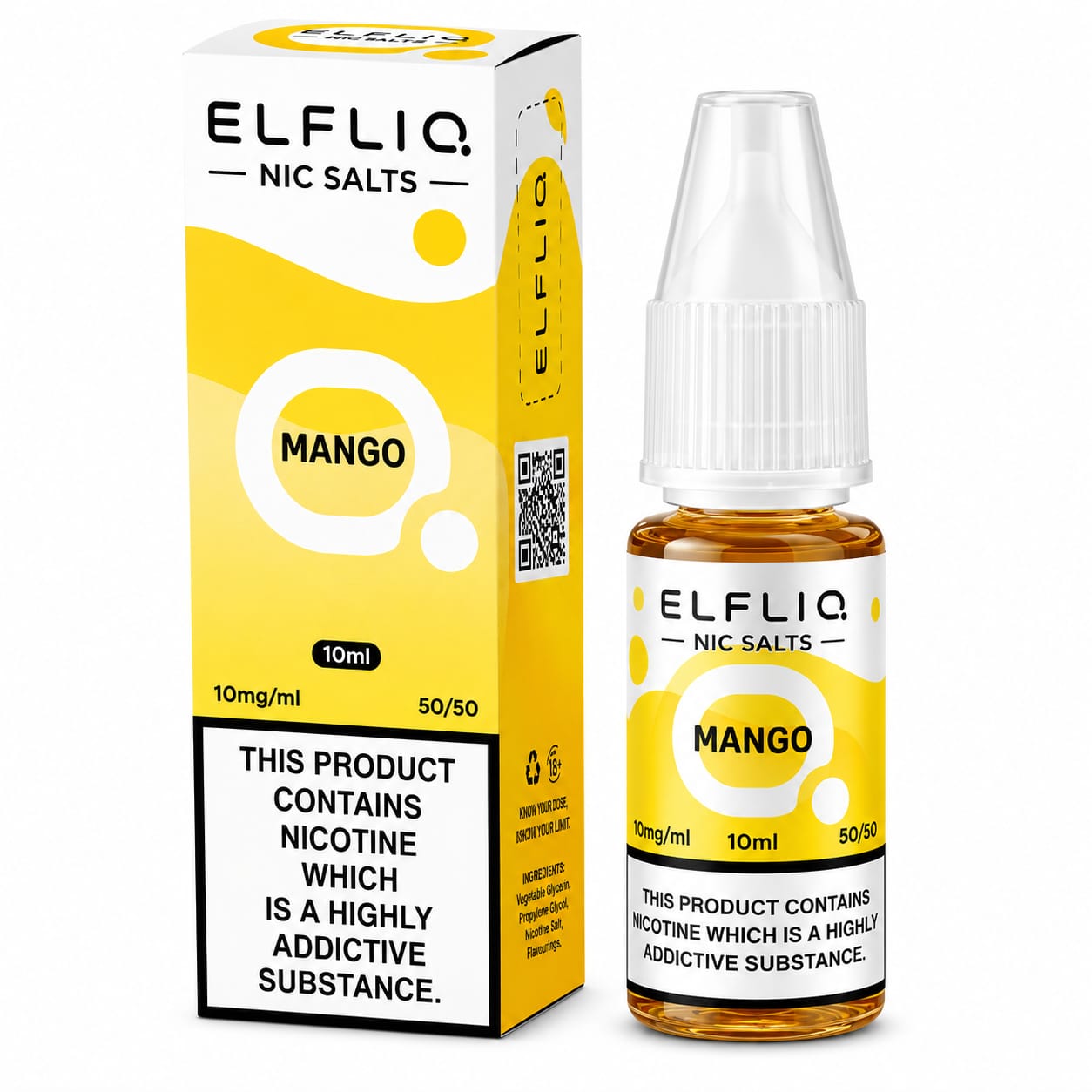 Elf Bar Elfliq Nic Salt 10ml E-Liquid - Pack of 10 Bottles