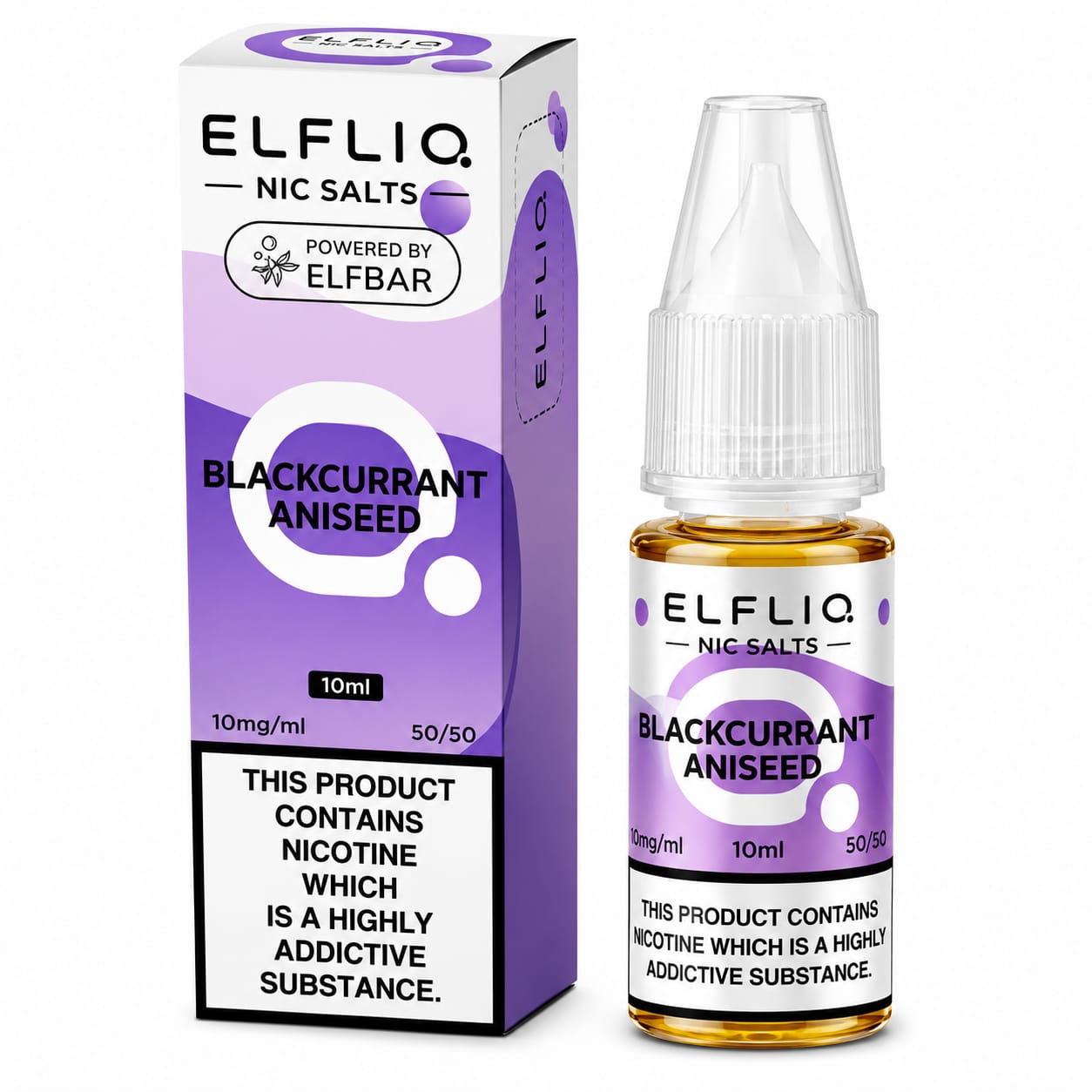 Elf Bar Elfliq Nic Salts 10ml E-Liquid, Single Bottle
