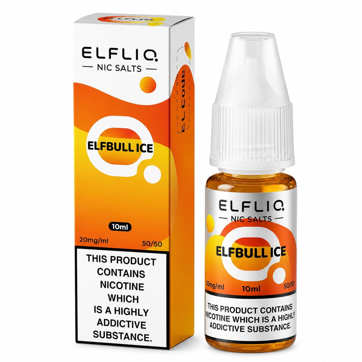 Elf Bar Elfliq Nic Salt 10ml E-Liquid - Pack of 10 Bottles