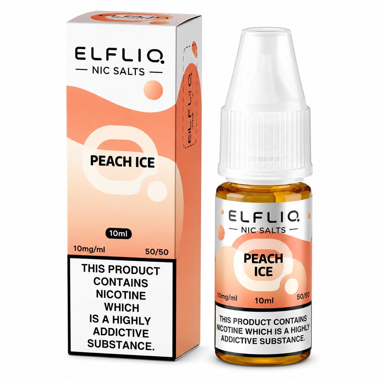 Elf Bar Elfliq Nic Salt 10ml E-Liquid - Pack of 10 Bottles
