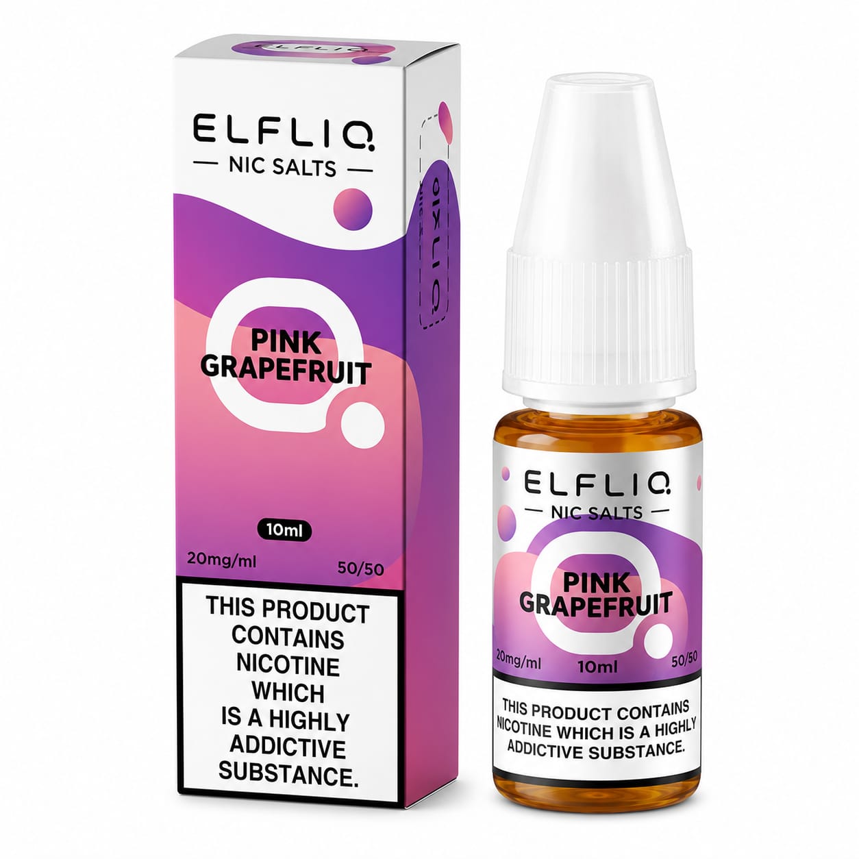 Elf Bar Elfliq Nic Salt 10ml E-Liquid - Pack of 10 Bottles
