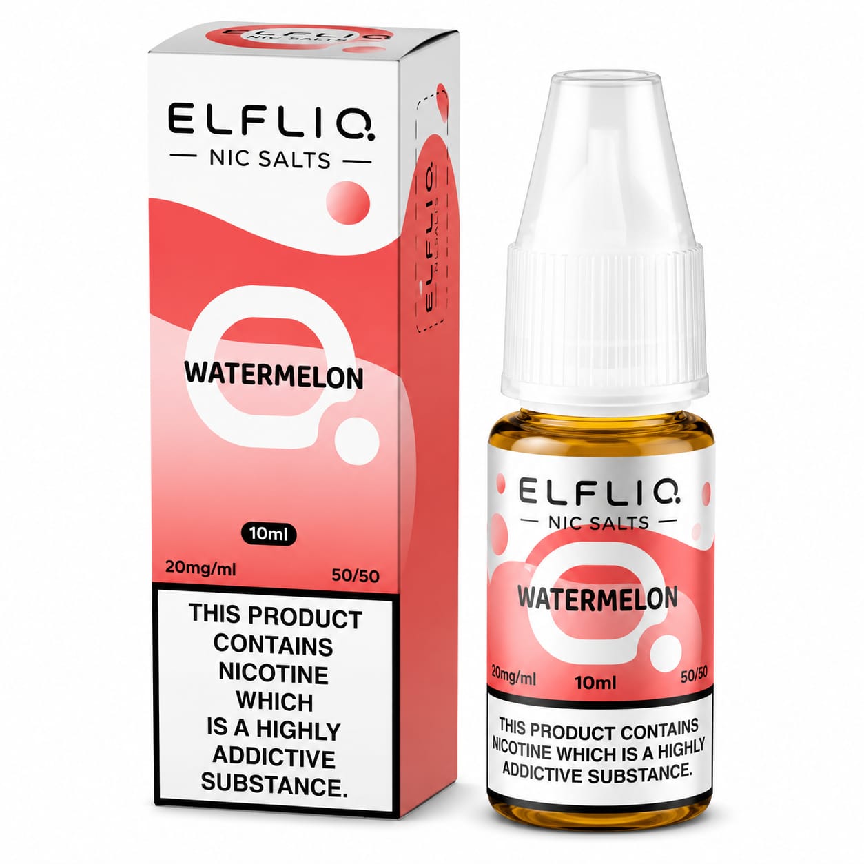 Elf Bar Elfliq Nic Salt 10ml E-Liquid - Pack of 10 Bottles