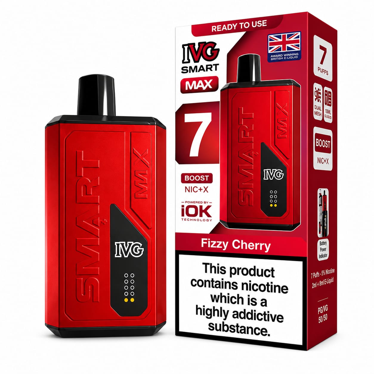 IVG Smart Max 10k Prefilled Vape Kit, Single Device