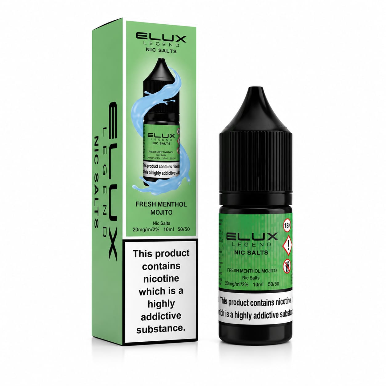 Elux Legend Nic Salt 10ml E-Liquid - Pack of 10 Bottles