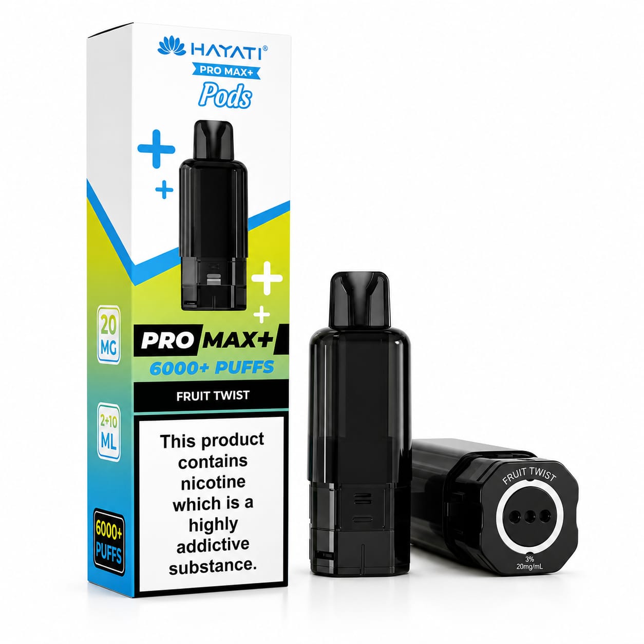 Hayati Pro Max Plus 6000 Puff Prefilled Replacement Pods, Pack Of 5