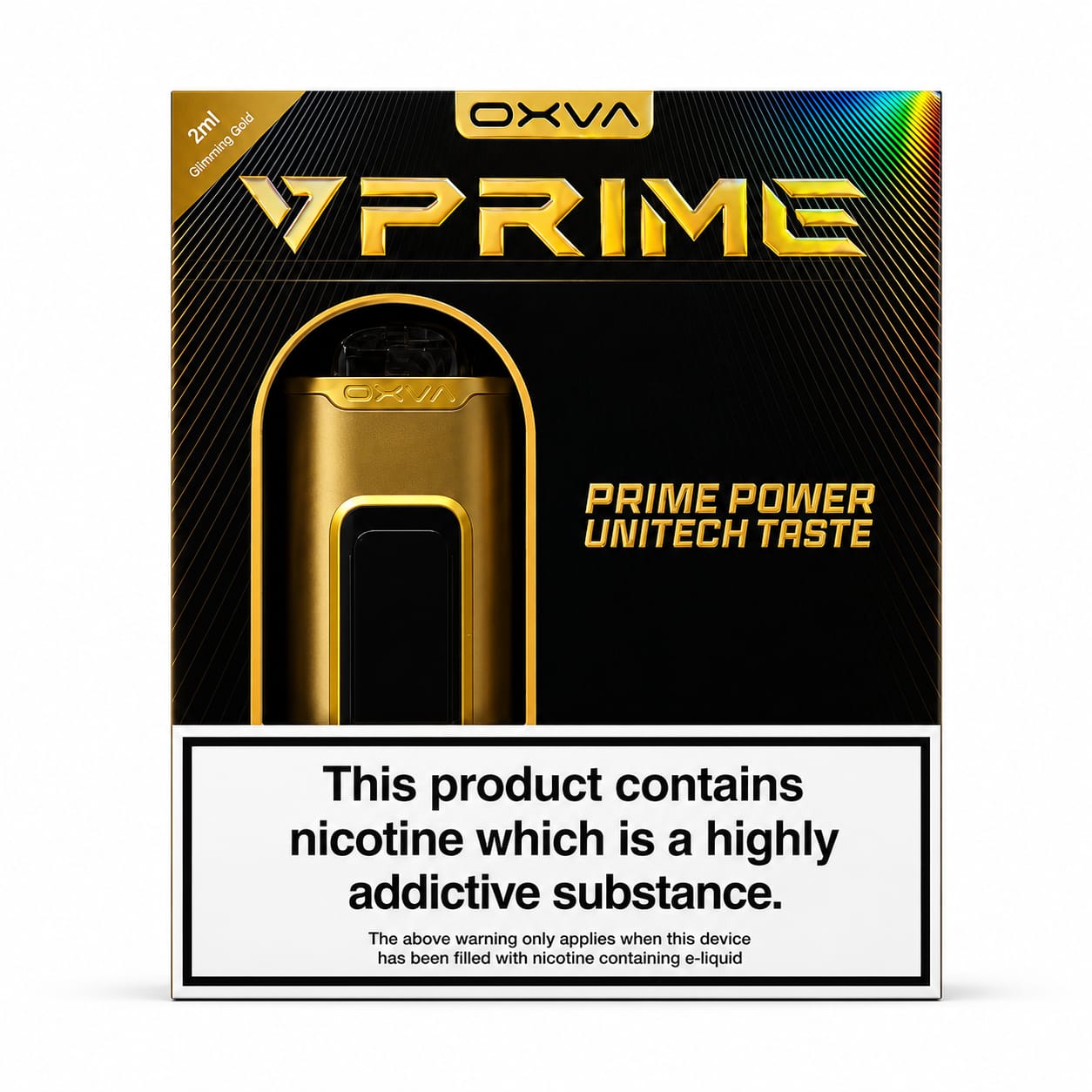 OXVA VPRIME Pod Vape Kit 2ml 60W: Dual-Activation DTL/MTL Vape Kit
