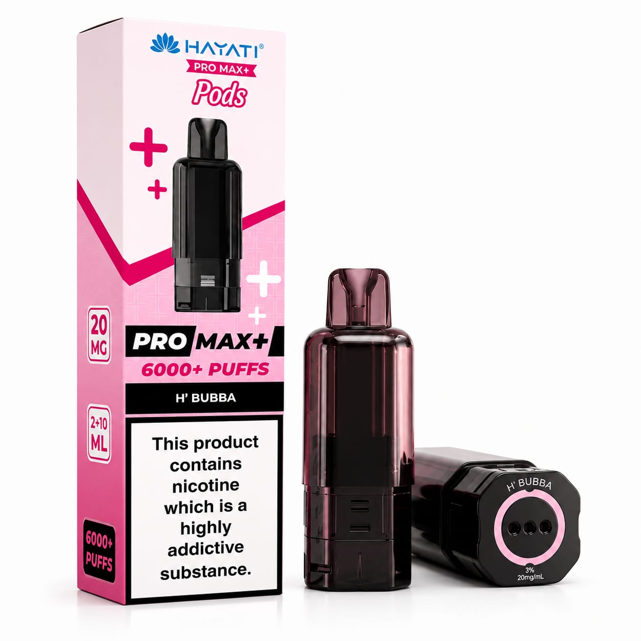 Hayati Pro Max Plus 6000 Puff Prefilled Replacement Pods, Pack Of 5
