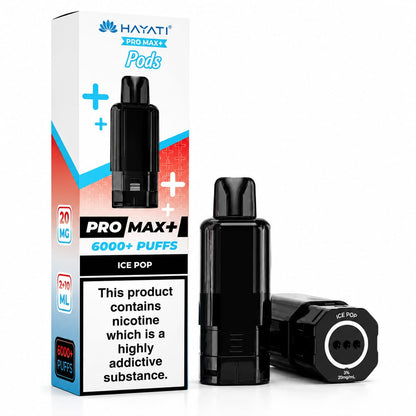 Hayati Pro Max Plus 6000 Puff Prefilled Replacement Pods, Pack Of 5