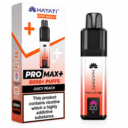 Hayati Pro Max Plus 6000 Puff Prefilled Vape Kit - Pack Of 5