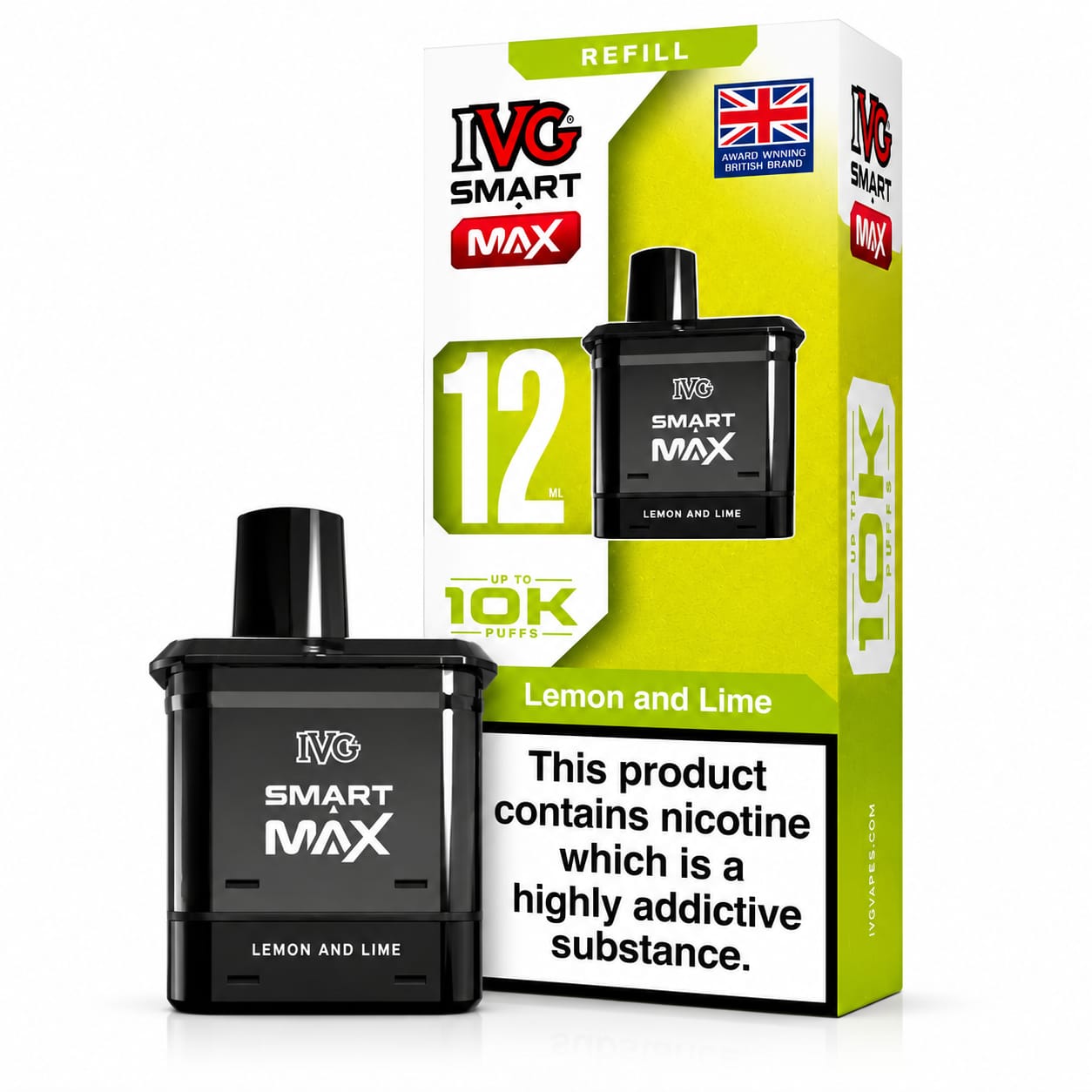 IVG Smart Max 10000 Puff Prefilled Replacement Pods - Pack of 5