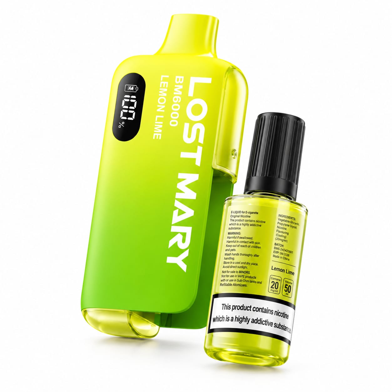 Lost Mary BM6000 Prefilled Vape Kit - Rechargeable 6000 Puff Vape (Single)