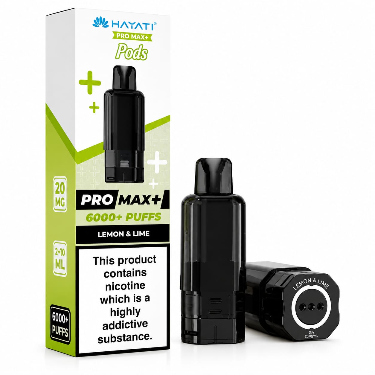 Hayati Pro Max Plus 6000 Puff Prefilled Replacement Pods, Pack Of 5