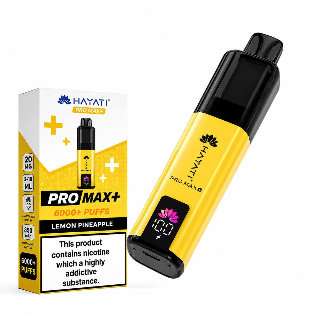 Hayati Pro Max Plus 6000 Puff Prefilled Vape Kit - Pack Of 5