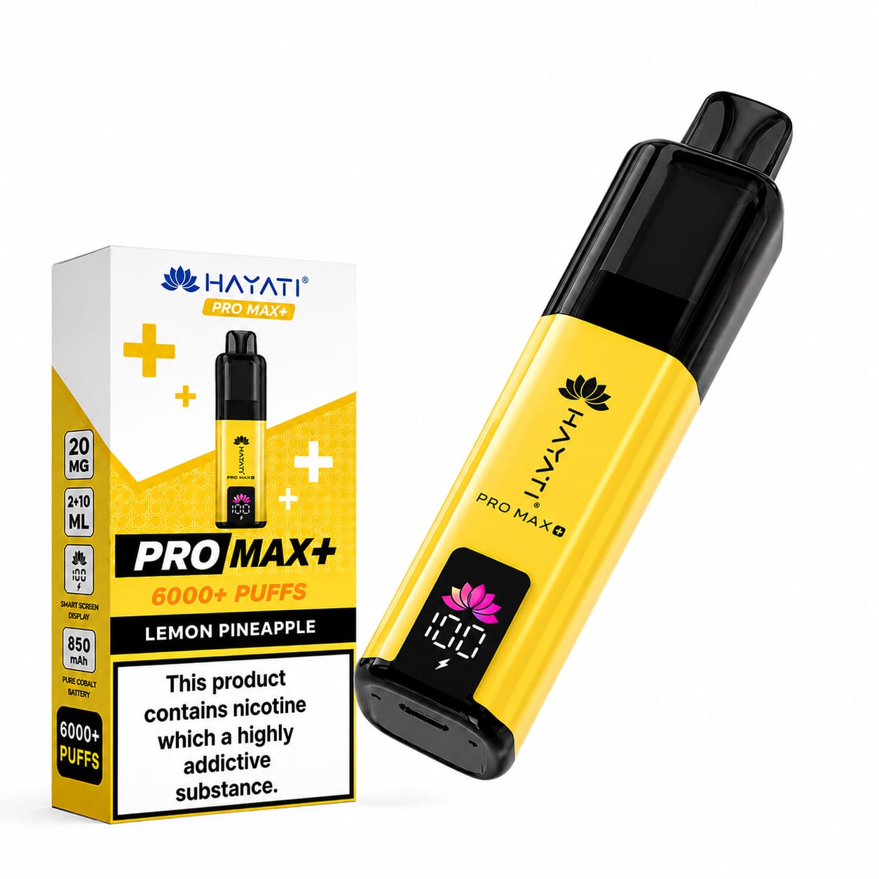 Hayati Pro Max Plus 6000 Puff Prefilled Vape Kit - Pack Of 5
