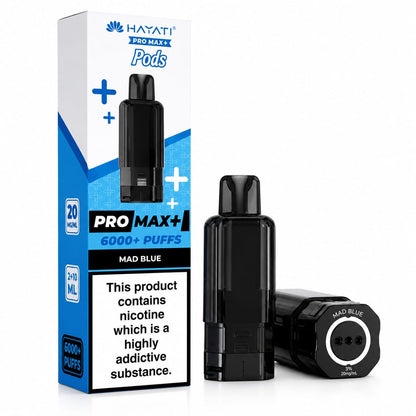Hayati Pro Max Plus 6000 Puff Prefilled Replacement Pods, Pack Of 5
