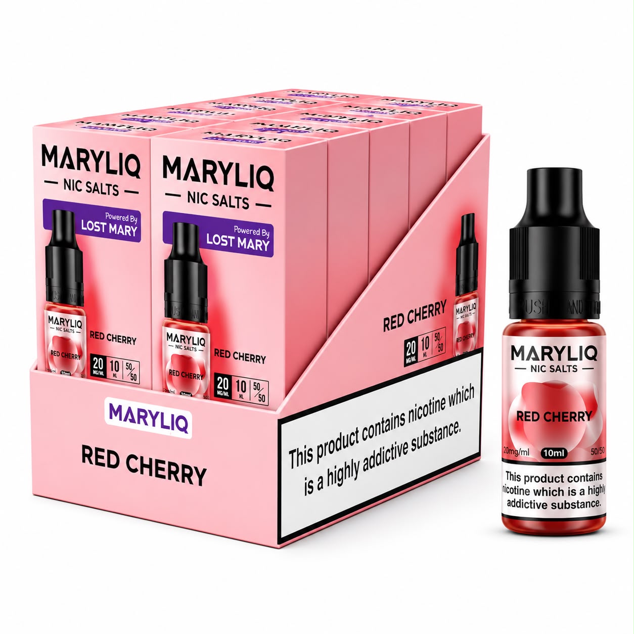 Lost Mary MaryLiq Nic Salt 10ml E-Liquid - Pack of 10 Bottles