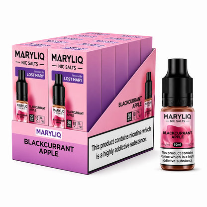 Lost Mary MaryLiq Nic Salt 10ml E-Liquid - Pack of 10 Bottles