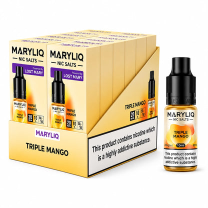 Lost Mary MaryLiq Nic Salt 10ml E-Liquid - Pack of 10 Bottles