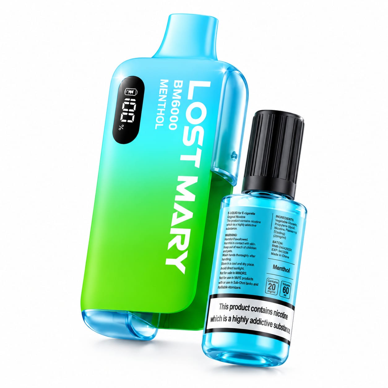 Lost Mary BM6000 Prefilled Vape Kit - Rechargeable 6000 Puff Vape (Single)