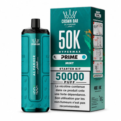 Crown Bar Al Fakher HyperMax Prime 50K Prefilled Vape Device - Single Device