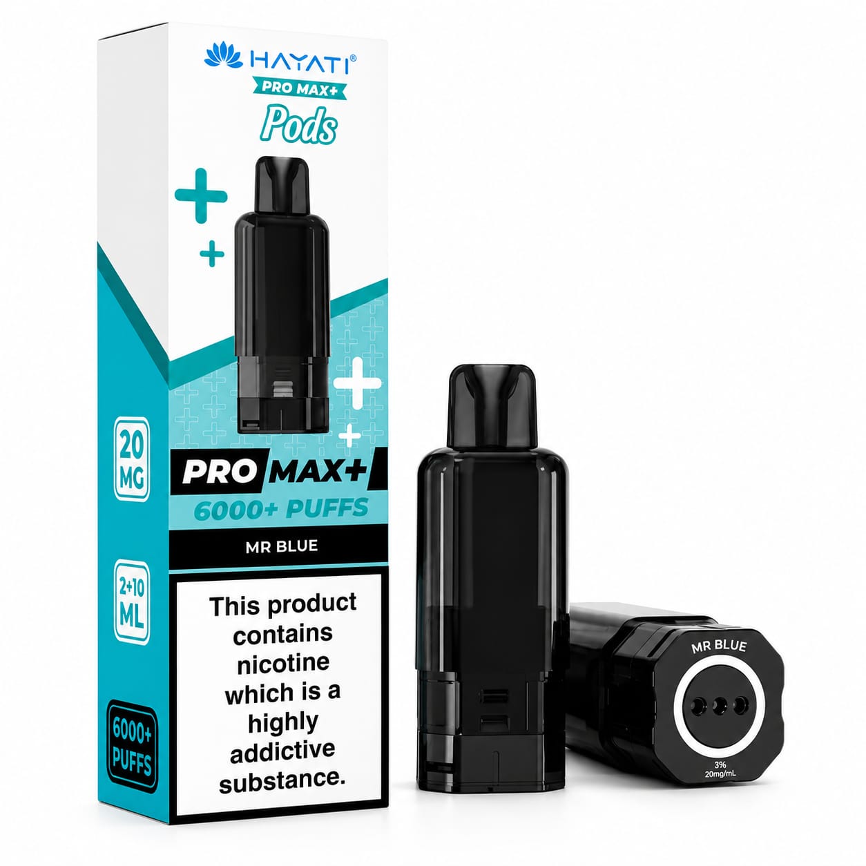 Hayati Pro Max Plus 6000 Puff Prefilled Replacement Pods, Pack Of 5